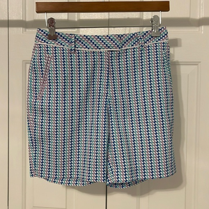 Lady Hogan Shorts Size 0 Multi‎ Color Print 5” inseam pre-owned like new